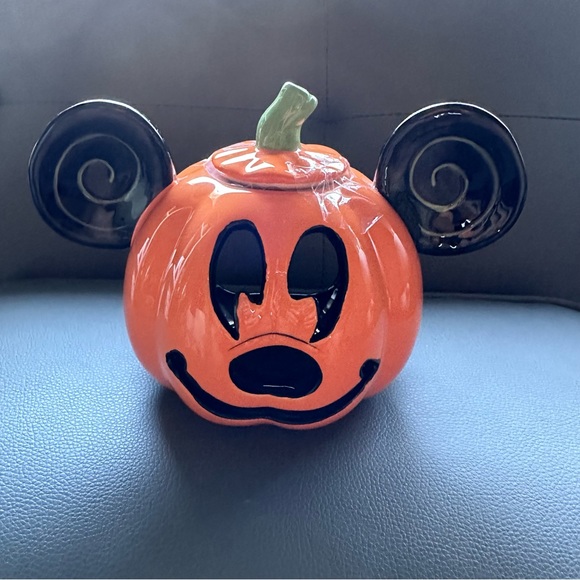 Disney Other - NEW Disney Mickey Mouse Halloween Jack-o'-Lantern pumpkin Candle Holder